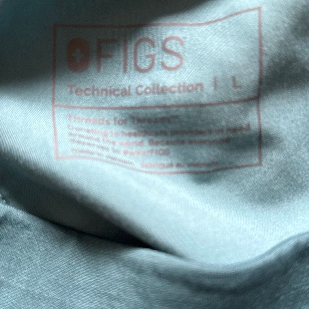 Figs women Zamora green scrub jogger po#4997 size large - Picture 8 of 8